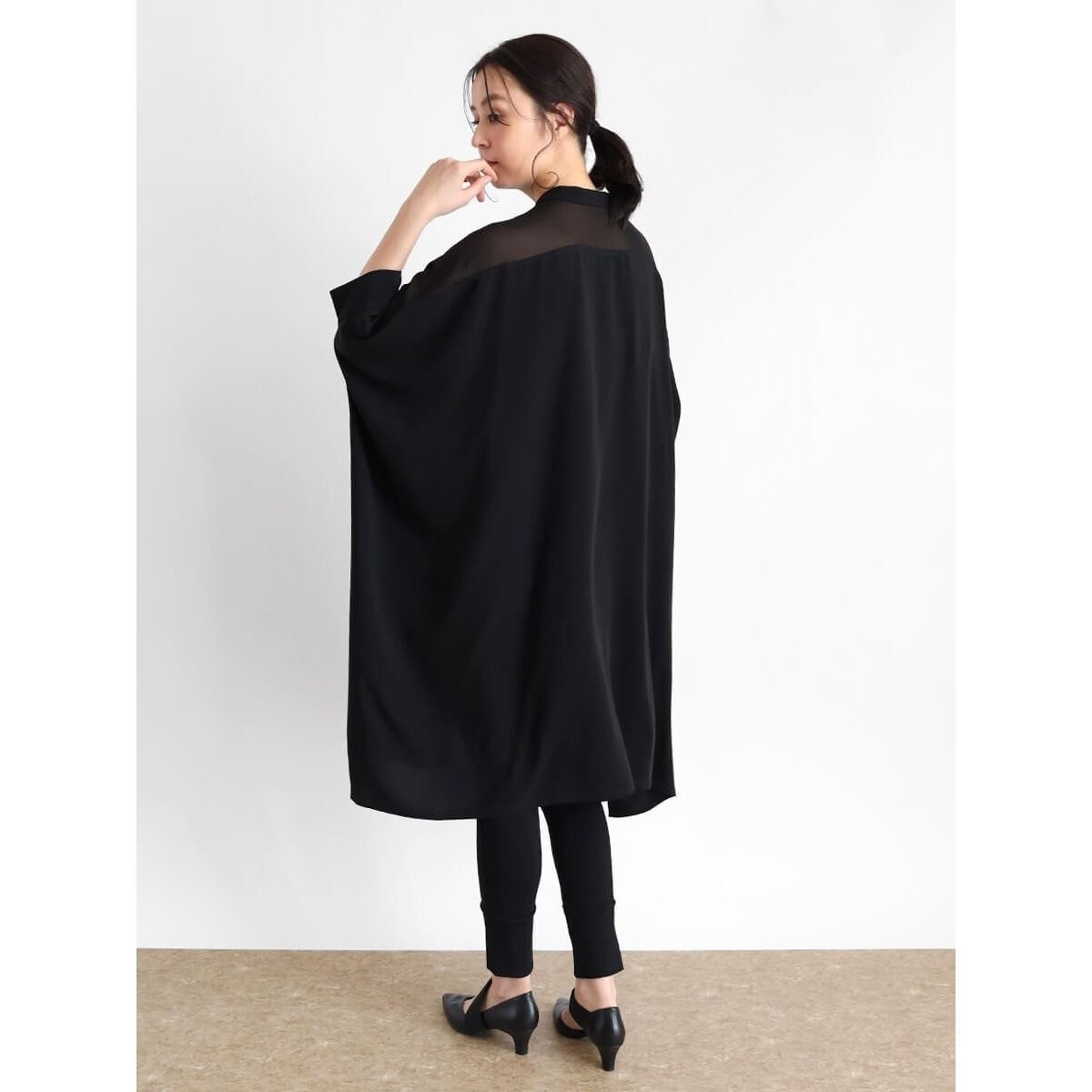 ショルダーシアーロングブラウス | クローブ(CLOVE) | マルイウェブ