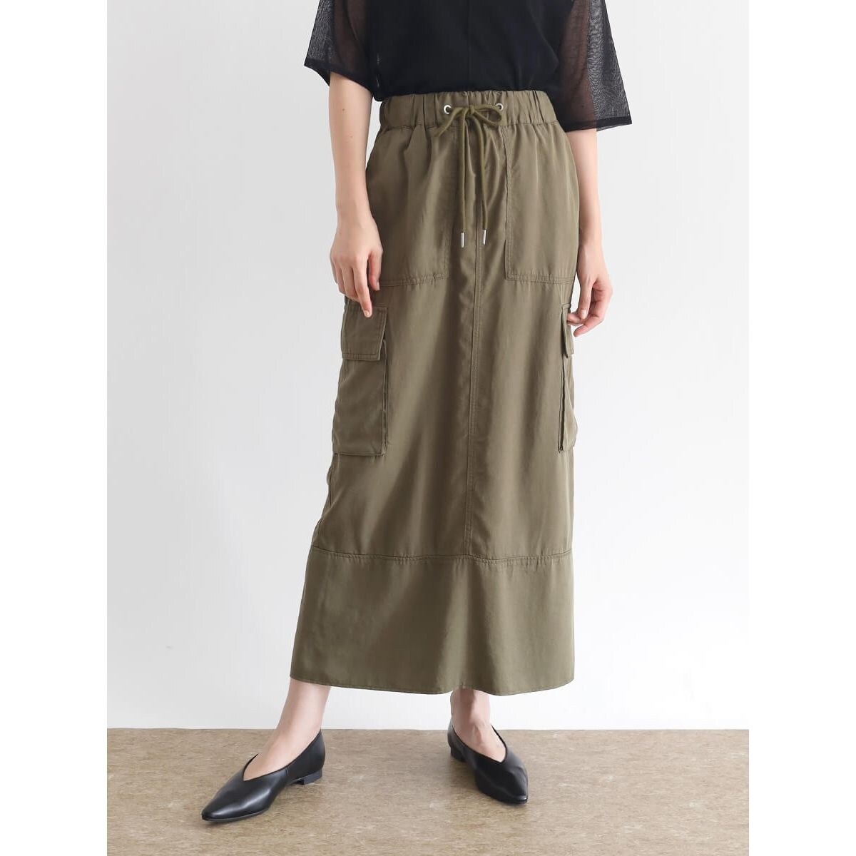【新品】CLOVE　テンセルカーゴスカート テンセルカーゴスカート | クローブ(CLOVE) | マルイウェブチャネル