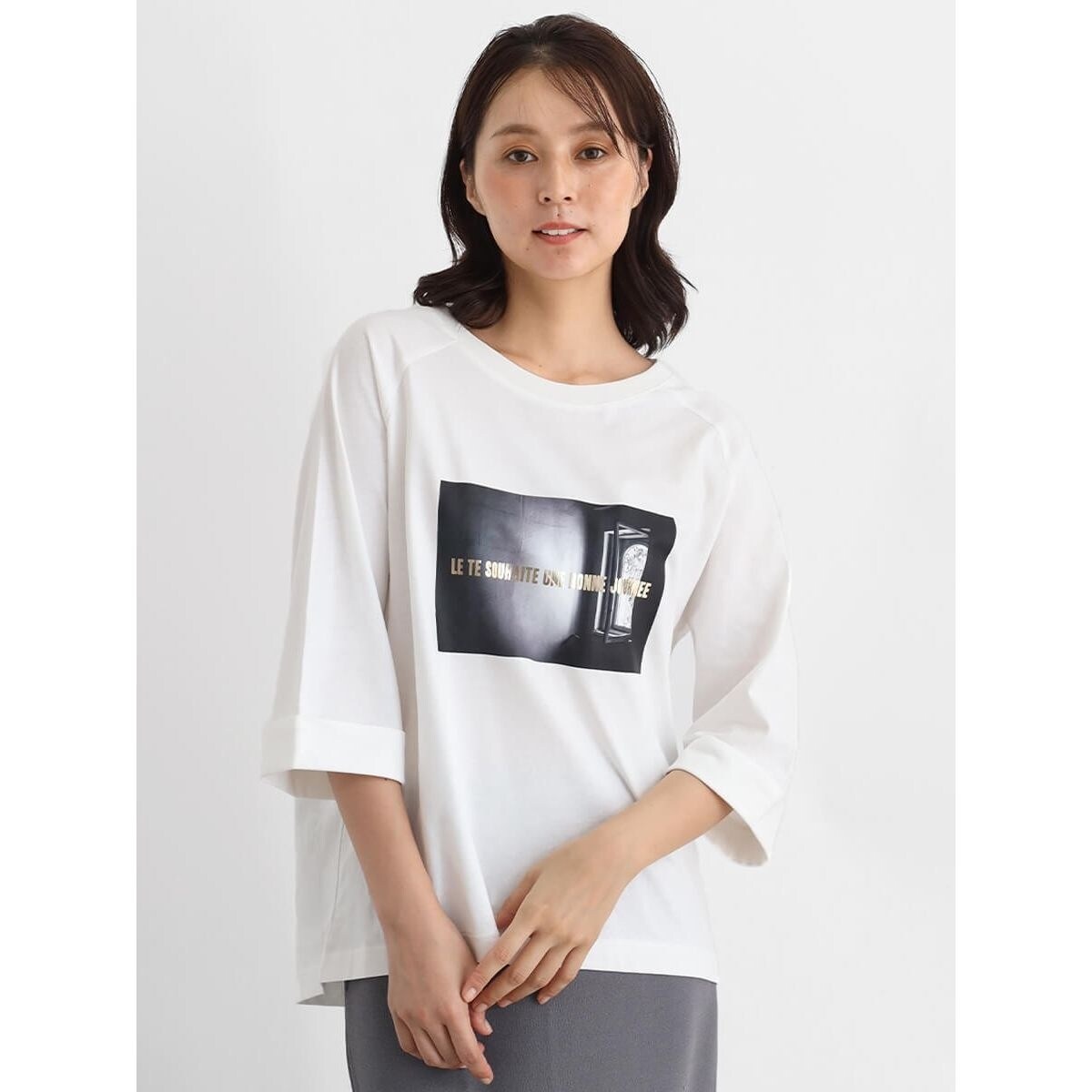 立体ロゴプリント長袖カットソー | スコットクラブ(SCOTCLUB) | マルイ