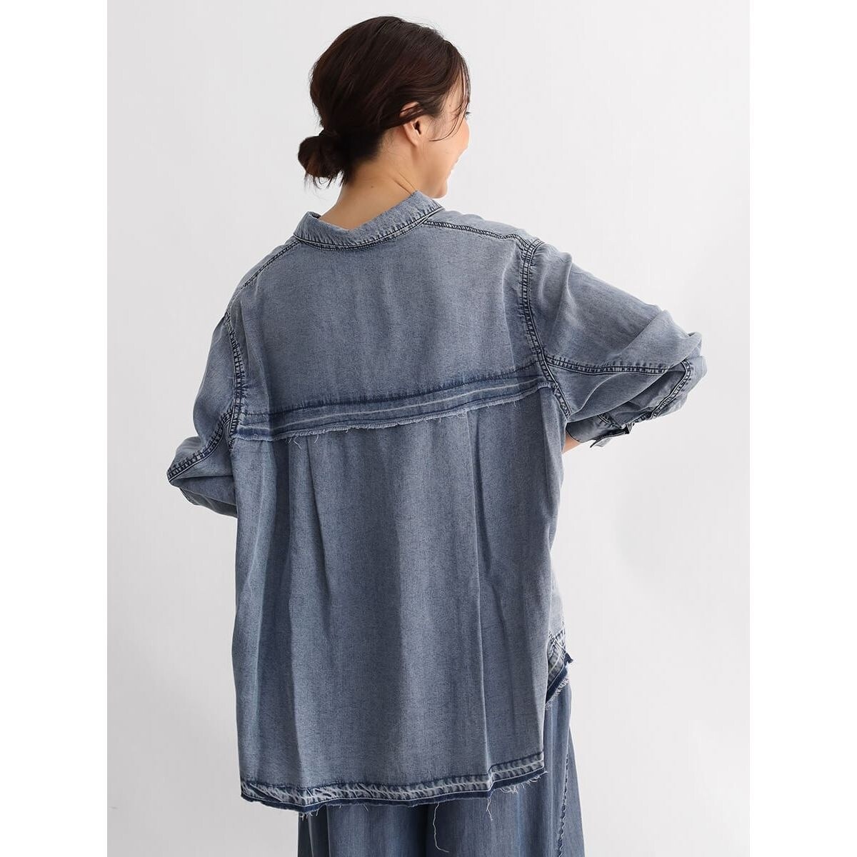 cocollo CLOVE ヴィンテージライクテンセルデニムシャツ テンセルデニムスキッパ―シャツ - CLOVE - CLOVE｜YAMADAYA STORE