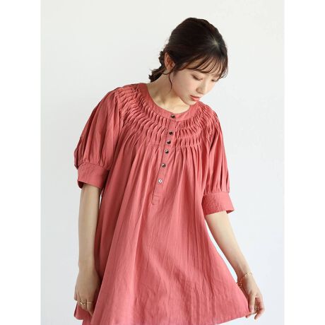 ヤマダヤ福袋2025 vin フリルショルダーレザーブラウス（完売商品  