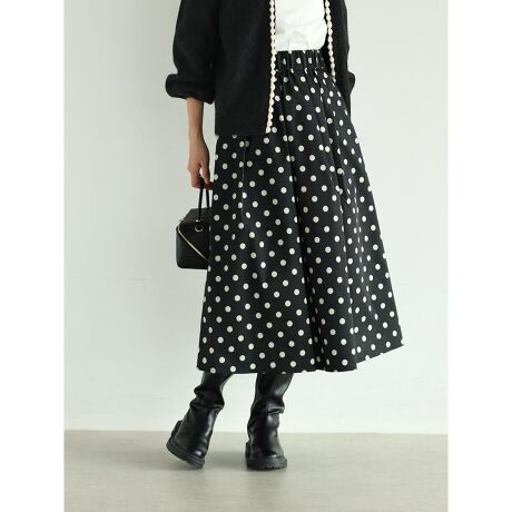 ドットタフタスカート | ヴァン(Vin) | マルイウェブチャネル 
