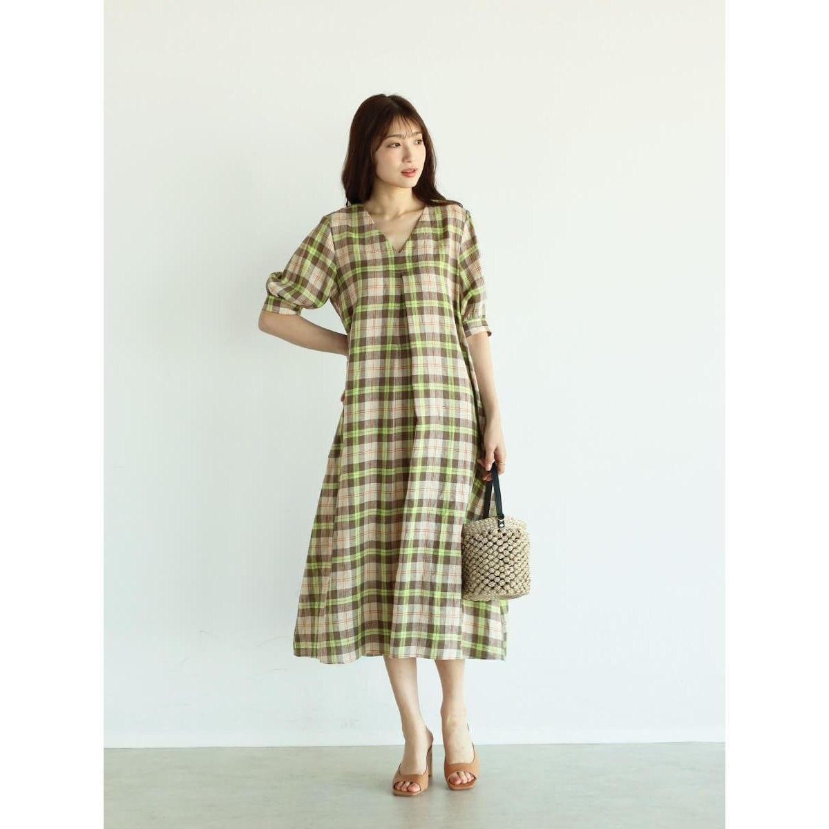 タータンチェックワンピース | ヴァン(Vin) | マルイウェブチャネル