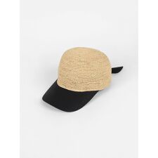 バックリボンラフィアワークキャップ