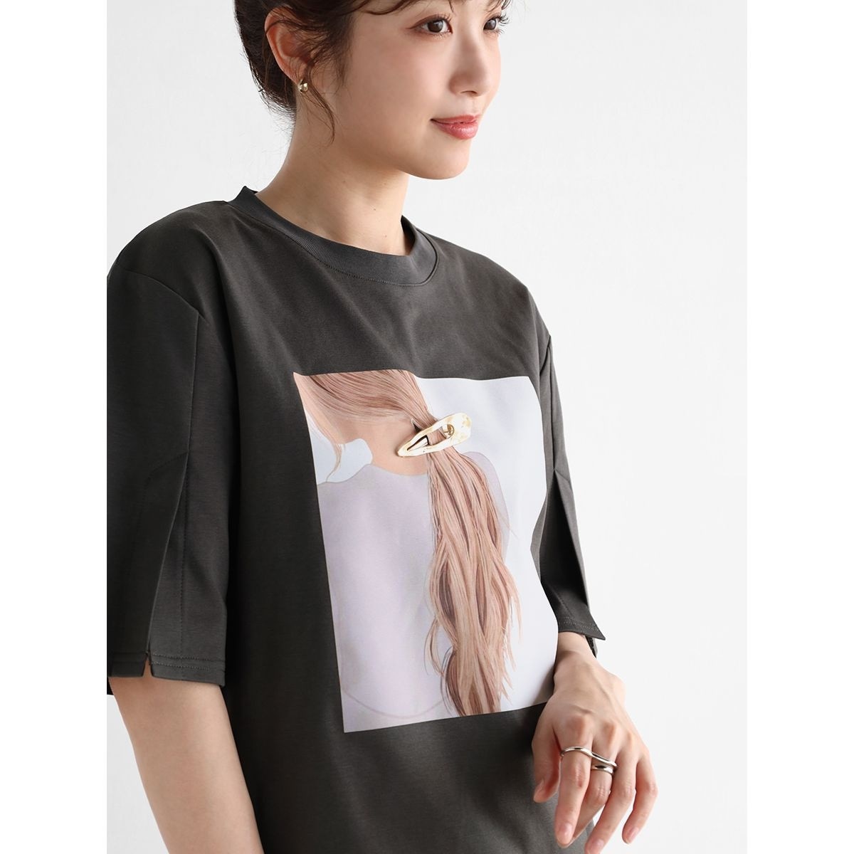 【定価¥14.000】新品♦︎RADIATEフォトプリントパールTシャツ　白 ラディエイト RADIATE フォトプリントパールTシャツ （ホワイト
