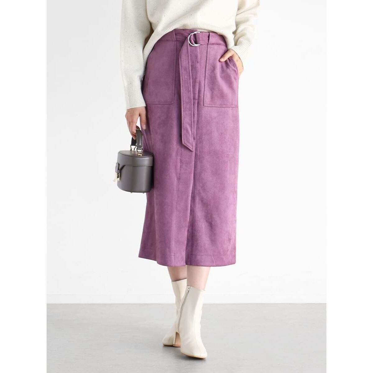 フロッキードットオーガンジーティアードスカート | ヴァン(Vin