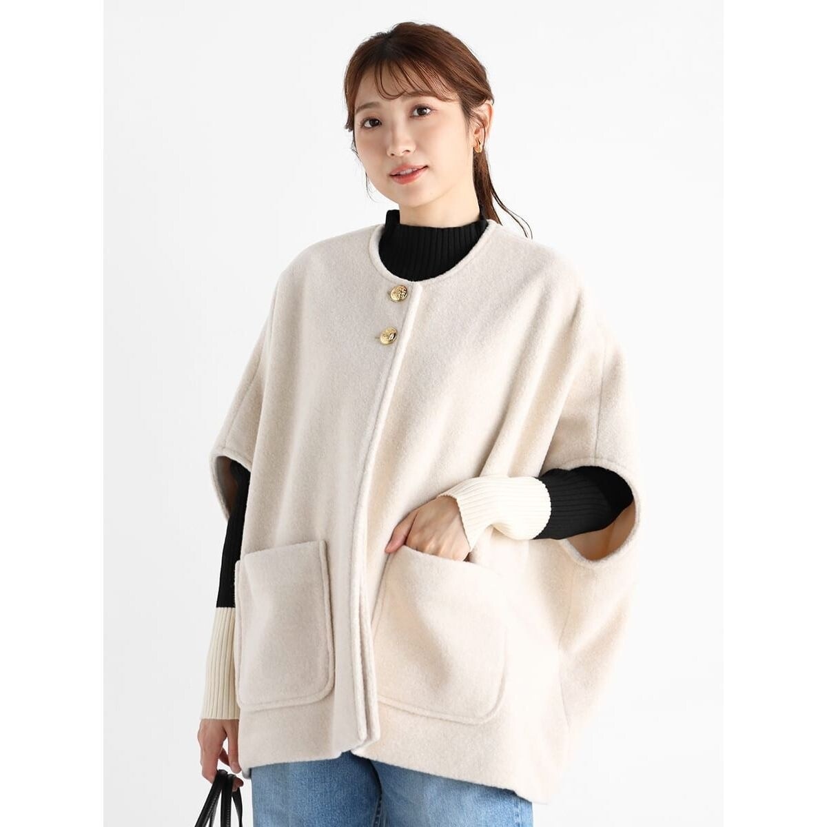 YAMADAYA  ヴァン Vin ウールライクドルマンコート   モカ YAMADAYA ヴァン Vin ウールライクドルマンコート モカ - メルカリ