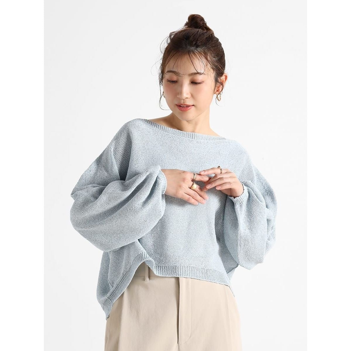 ミックスカラー和紙ショートニット Vin｜ミックスカラー和紙ショートニット | Rakuten Fashion(楽天