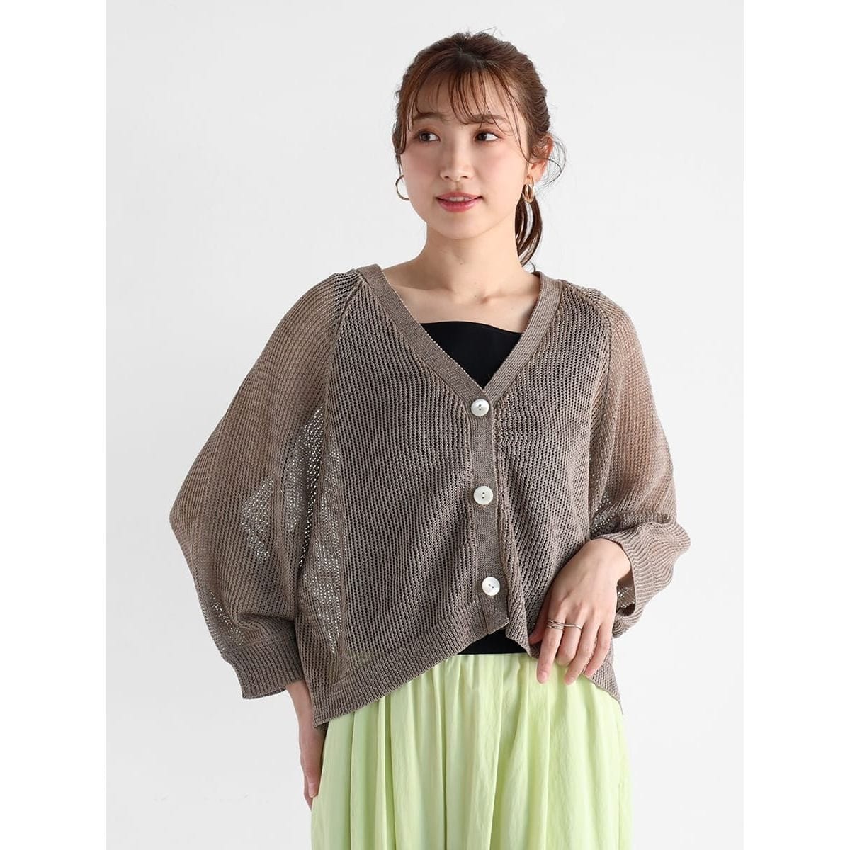 ニュアンスハートボタンカーディガン | ヴァン(Vin) | マルイウェブ