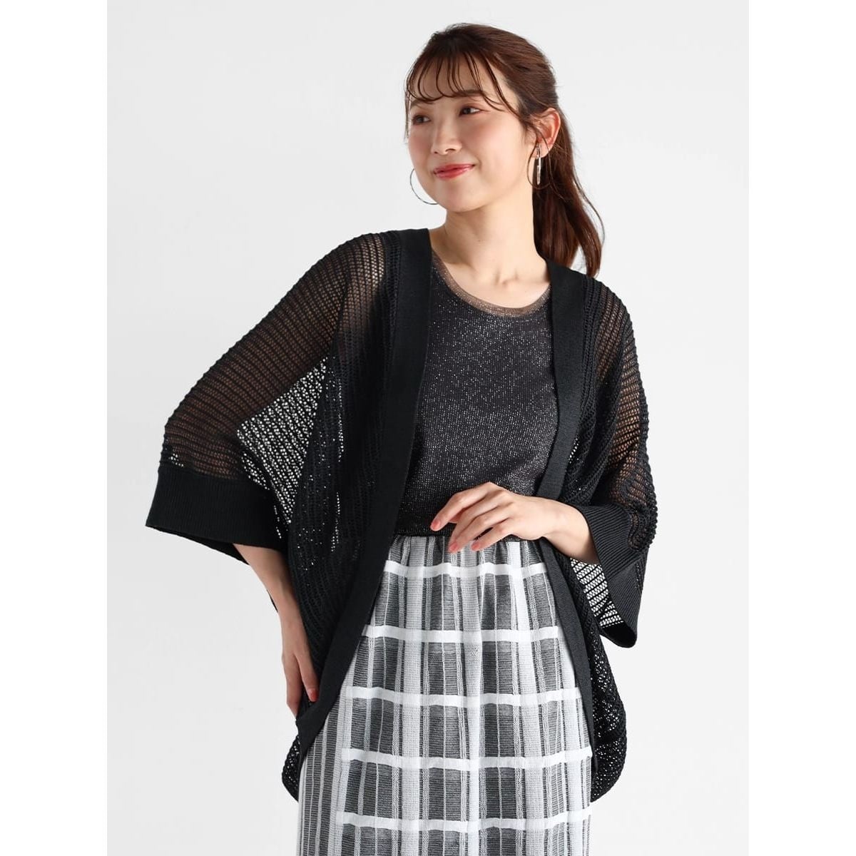 パールアクセントシアーカーディガン Vin｜パールアクセントシアーカーディガン | Rakuten Fashion