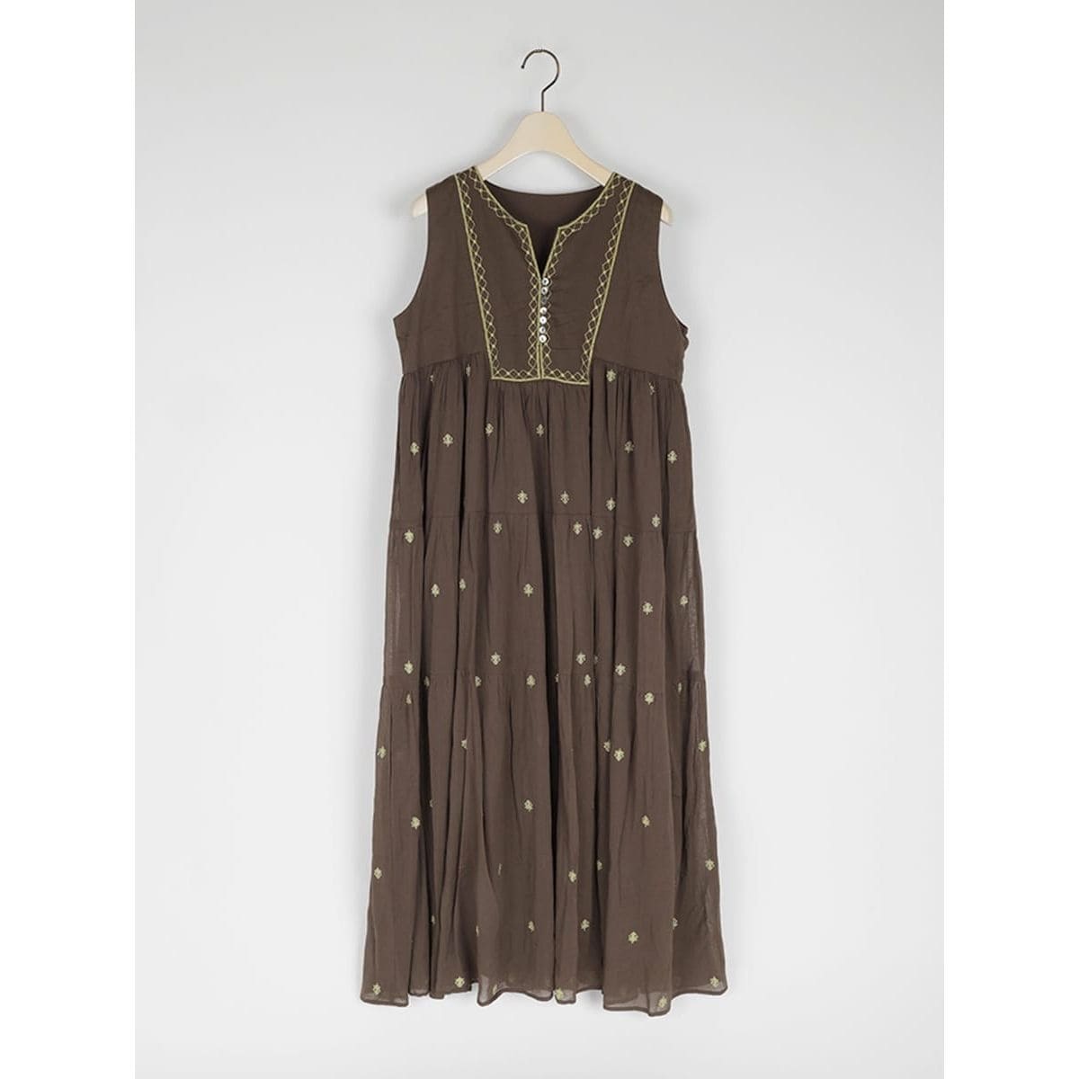 インド刺繍ティアードワンピース | ヴァン(Vin) | マルイウェブチャネル