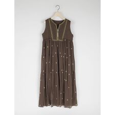 インド刺繍ティアードワンピース