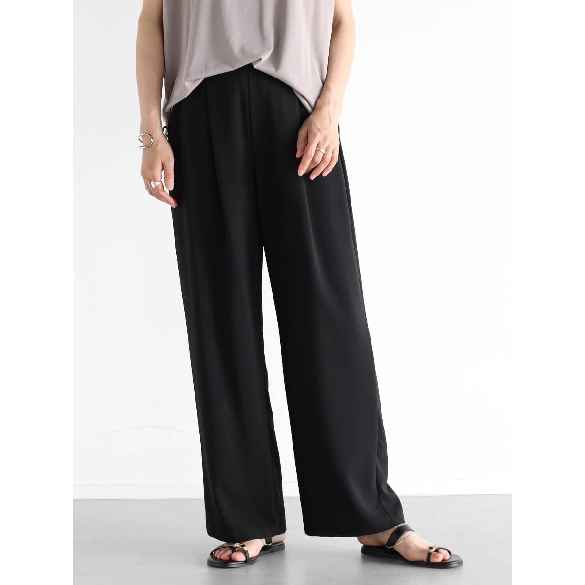 ハイブリッドラミー1タックパンツ | スピック＆スパン(Spick and Span