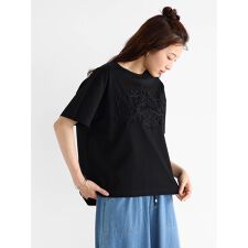 コード刺繍Tシャツ