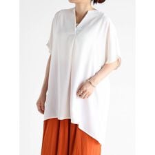 スキッパーギャザーシャツ
