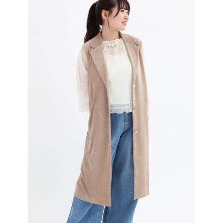 [^ԁF083123670]_炩GƏiȌ򊴂̃xAe[[hOWBق̂蓧̂y₩ȐnȂ̂ŃOłdȂ炸ɂp܂BȂꊴ̂郍OŁA̃R[fBl[gɉHD邾ňCɍCR[fւƃubVAbvĂ܂Bpc⃏s[XƂ̃C[hX^C͂{^ăWɂR[fBl[g߁Bghƒ񂵗͂˔X^CO̕LACełBfF159cmA160cmfނgpWPbgi083123669j܂BBe摜́A̓₨g̃j^[ݒȀƖɂۂ̏iƐFقȂꍇ܂BԎɋ߂F͐n摜ł܂B9icmj:111:38A[z[:61g:48digj:350