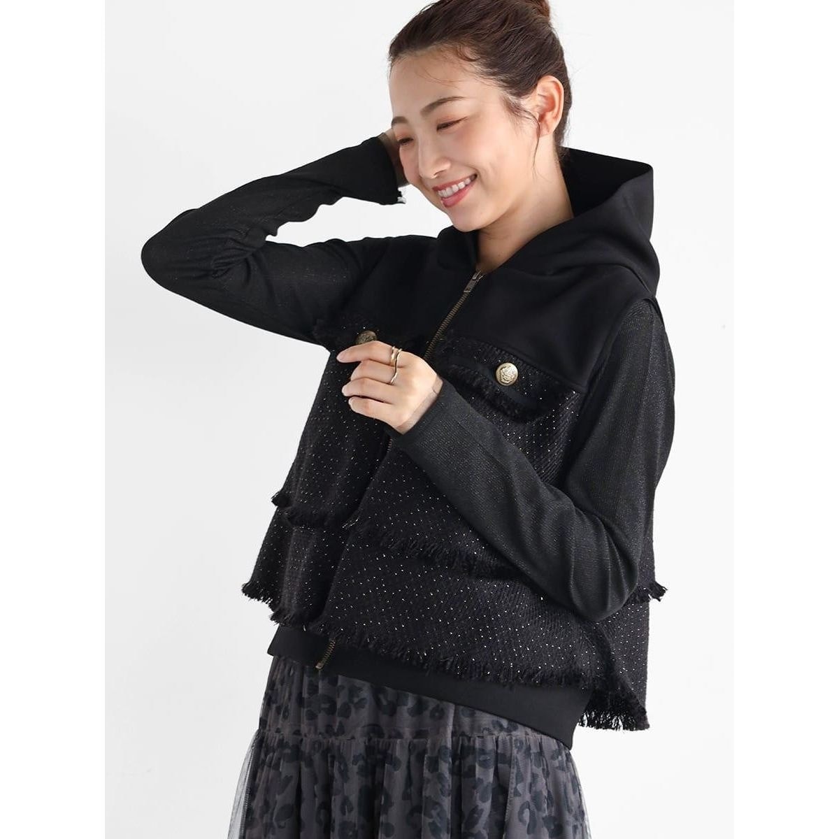 専用　新品　ヤマダヤ　スコットクラブ　　LASUD フード付きベスト ヤマダヤ ストア(YAMADAYA STORE) レディース ベスト・ジレ の