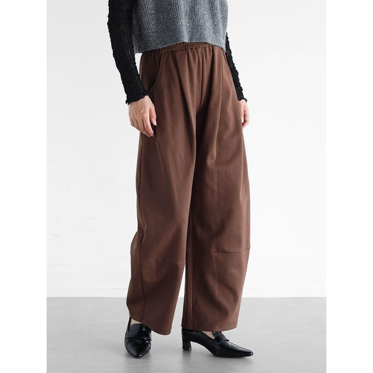 美品❣️SCOT CLUB スコットクラブ　ストライプパンツ　サイズM(9号) SCOT CLUB スコットクラブ＊異素材 ウール チュニック 9号