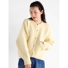 裏配色ニットカーディガン