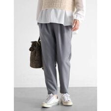 ウエストリボンテーパードパンツ