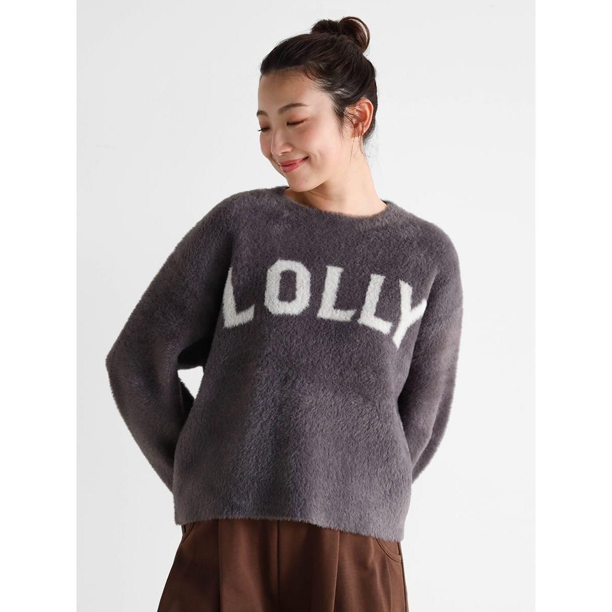 nanaママさん用となります ヤマダヤ　Vin 刺繍ニット プルオーバー　グレー nanaママさん用となります ヤマダヤ Vin 刺繍ニット プルオーバー