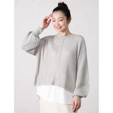 レイヤード風ドッキングラメニット