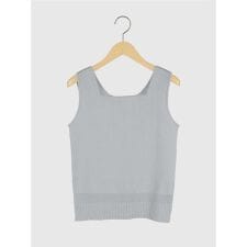 2WAY裾リブニットタンクトップ