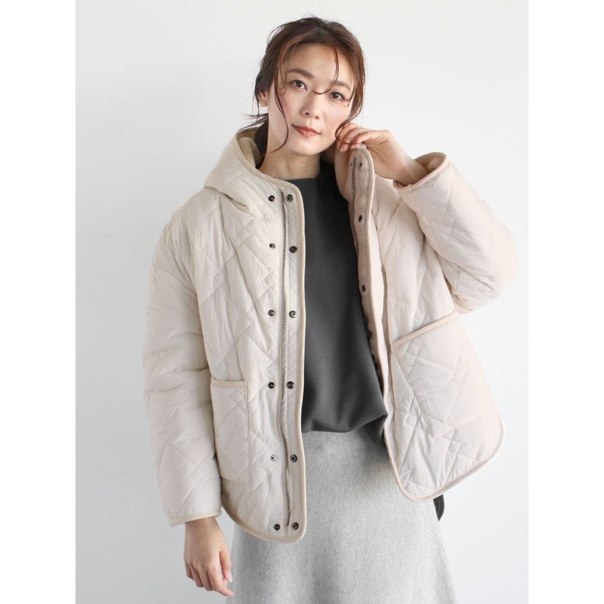 ヤマダヤ YORT リバーシブルブルゾン FREAK'S STORE/リラックスフィット ナイロン フリース
