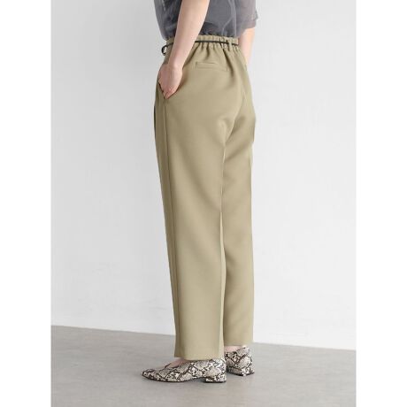 フェイクレザーベルトワイドストレートパンツ | アーガ(Aga  