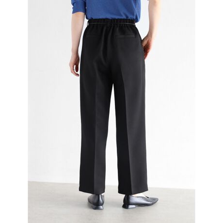 フェイクレザーベルトワイドストレートパンツ | アーガ(Aga  