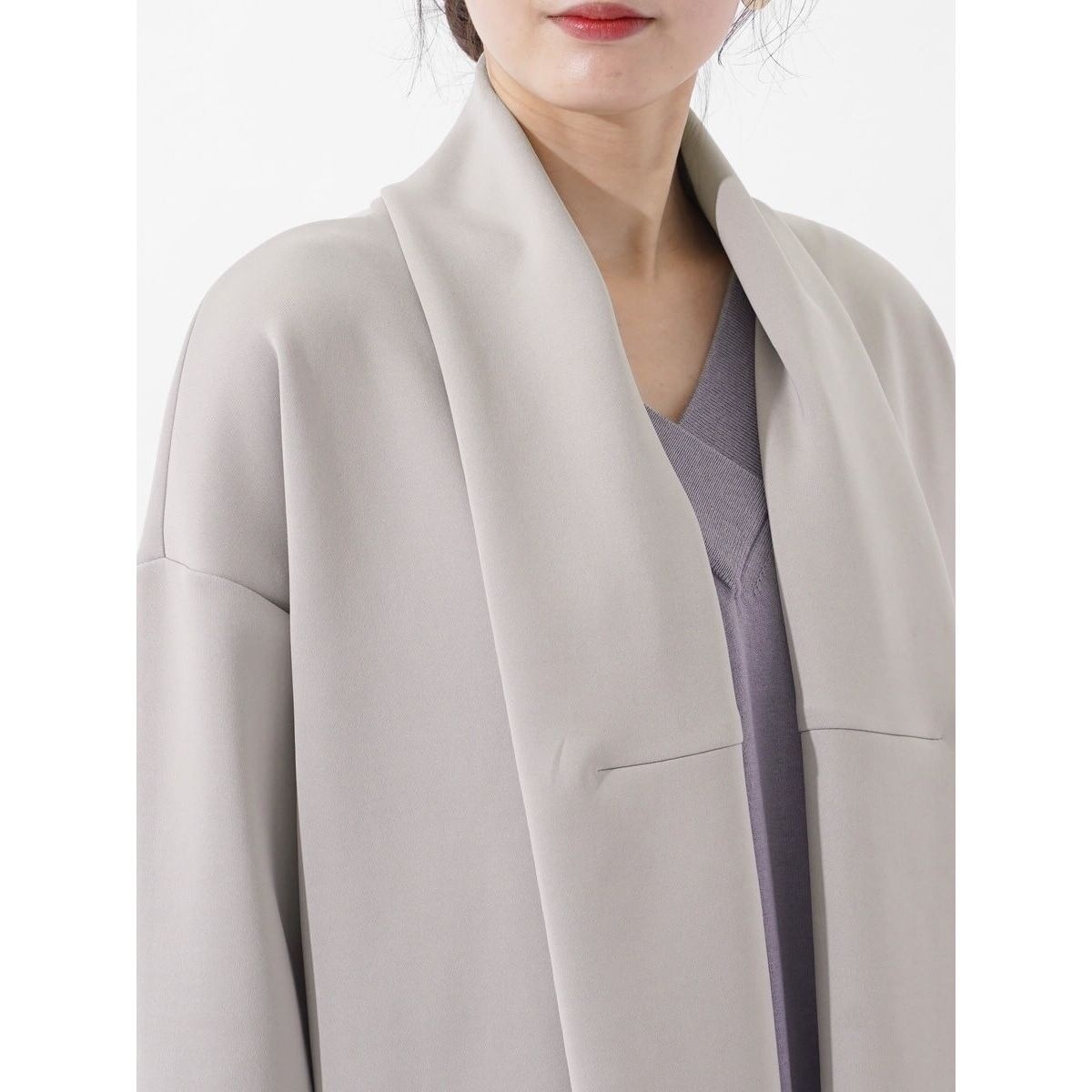 Agaポンチニットロングガウン
