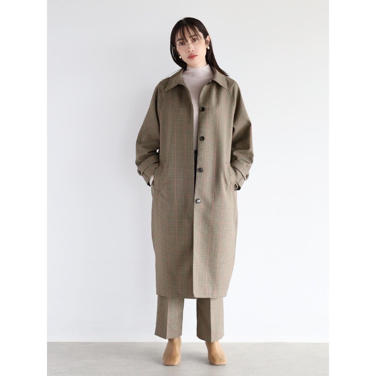 ガンクラブチェックコート | アーガ(Aga) | マルイウェブチャネル