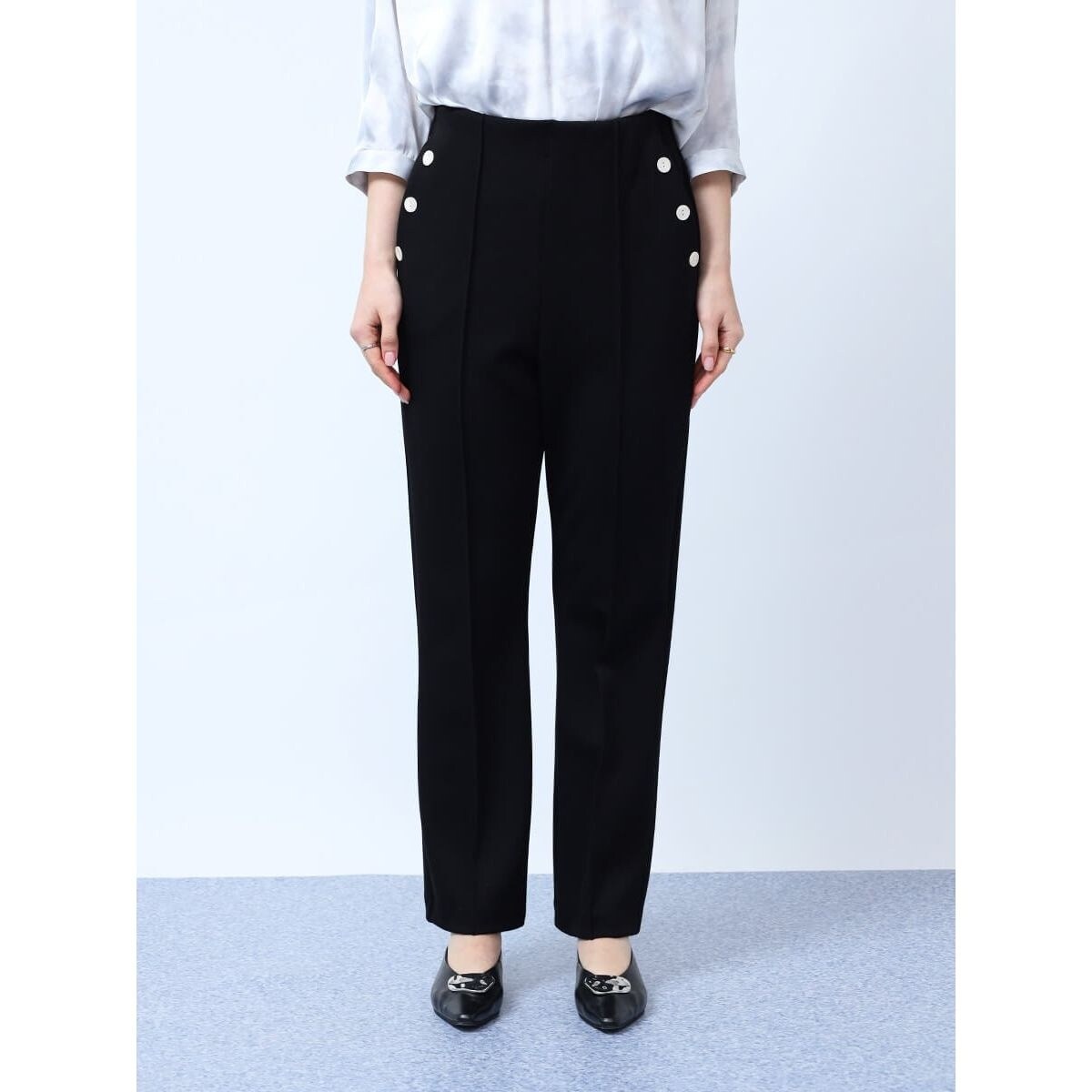 ボンディングセミフレアパンツ | アーガ(Aga) | マルイウェブチャネル