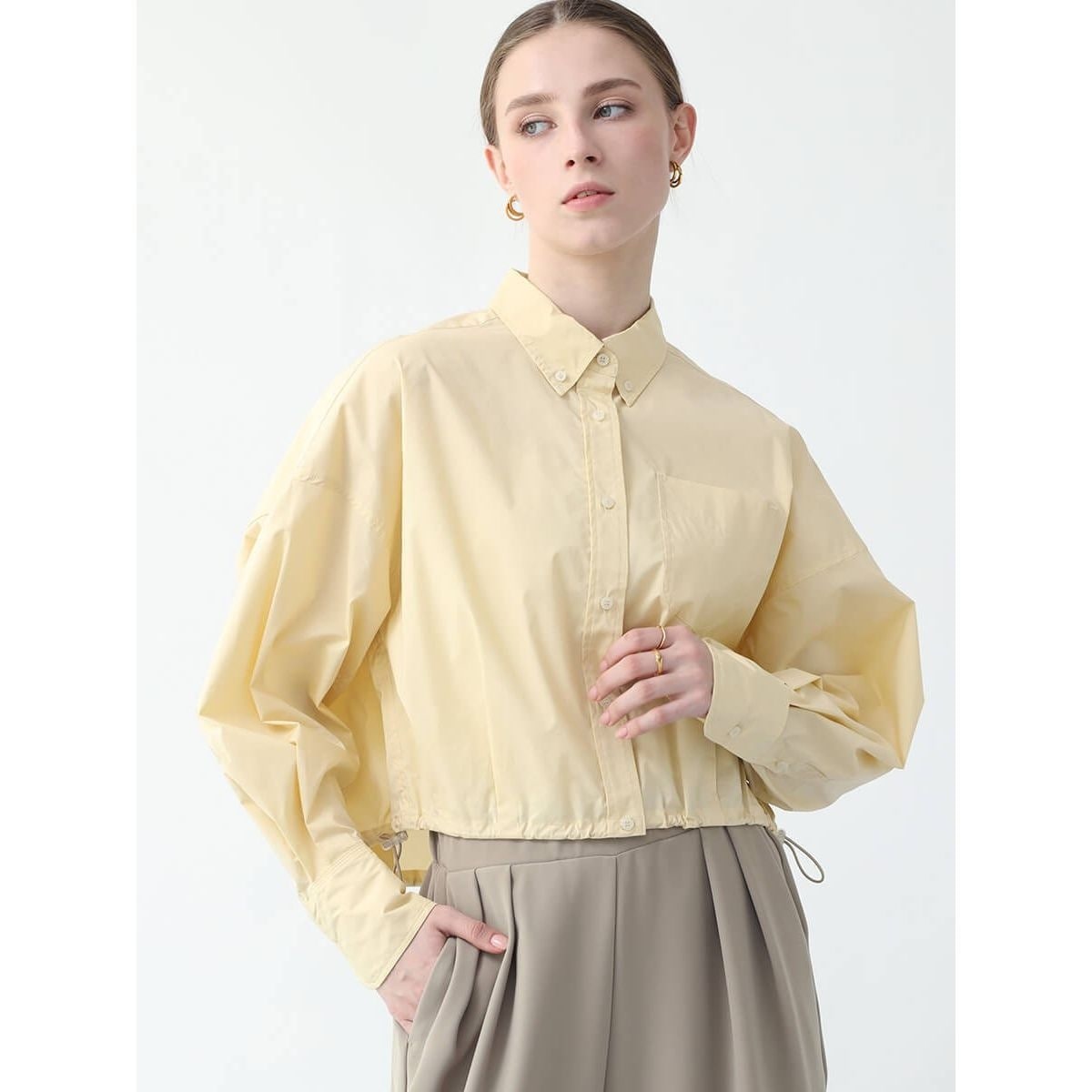 ジオメトリックケープブラウス - FENNEL - FENNEL｜YAMADAYA STORE