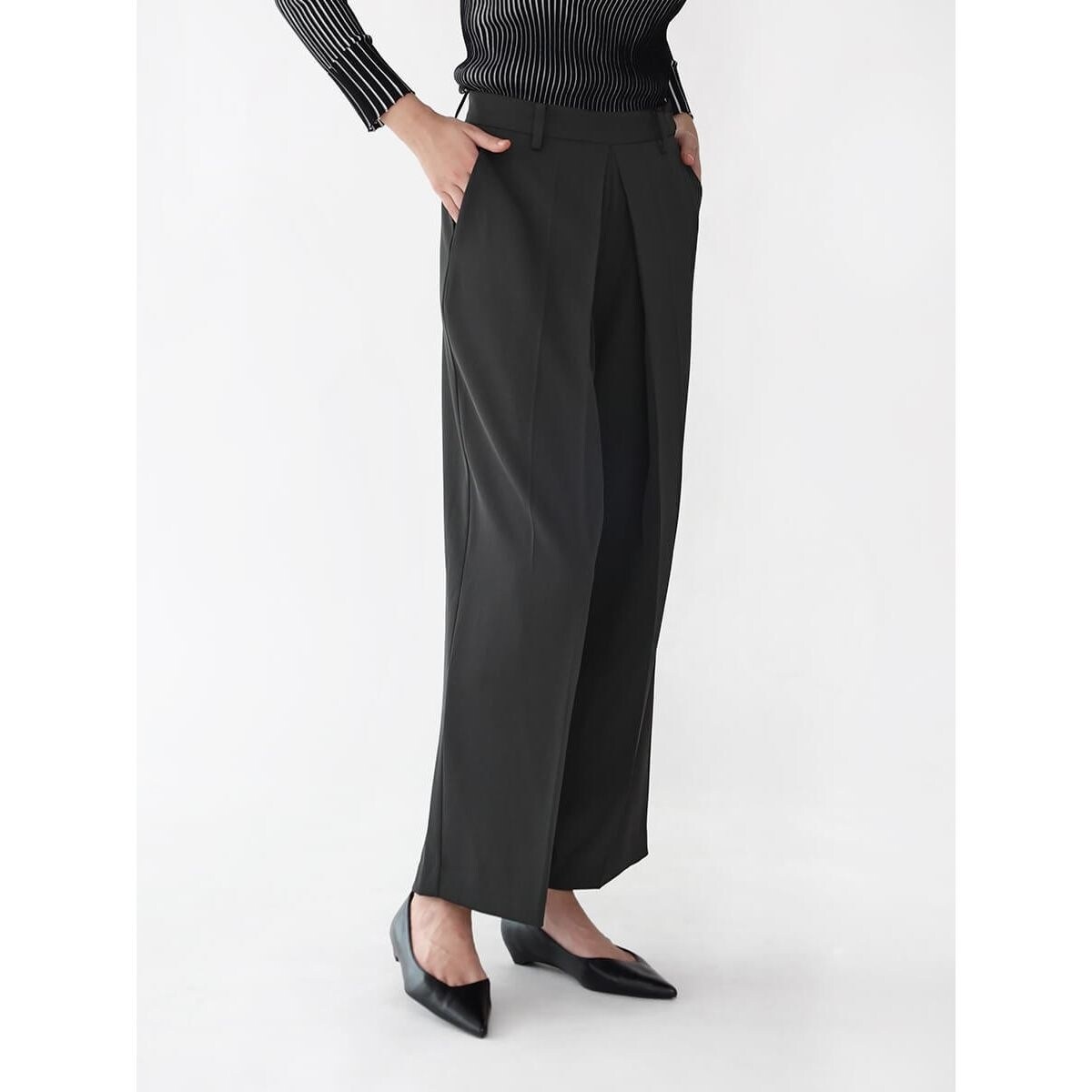 フロントタックツイルパンツ | アーガ(Aga) | マルイウェブチャネル