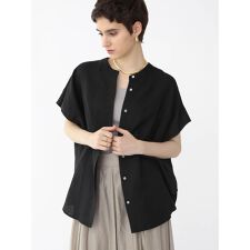 レーヨン麻シャツブラウス