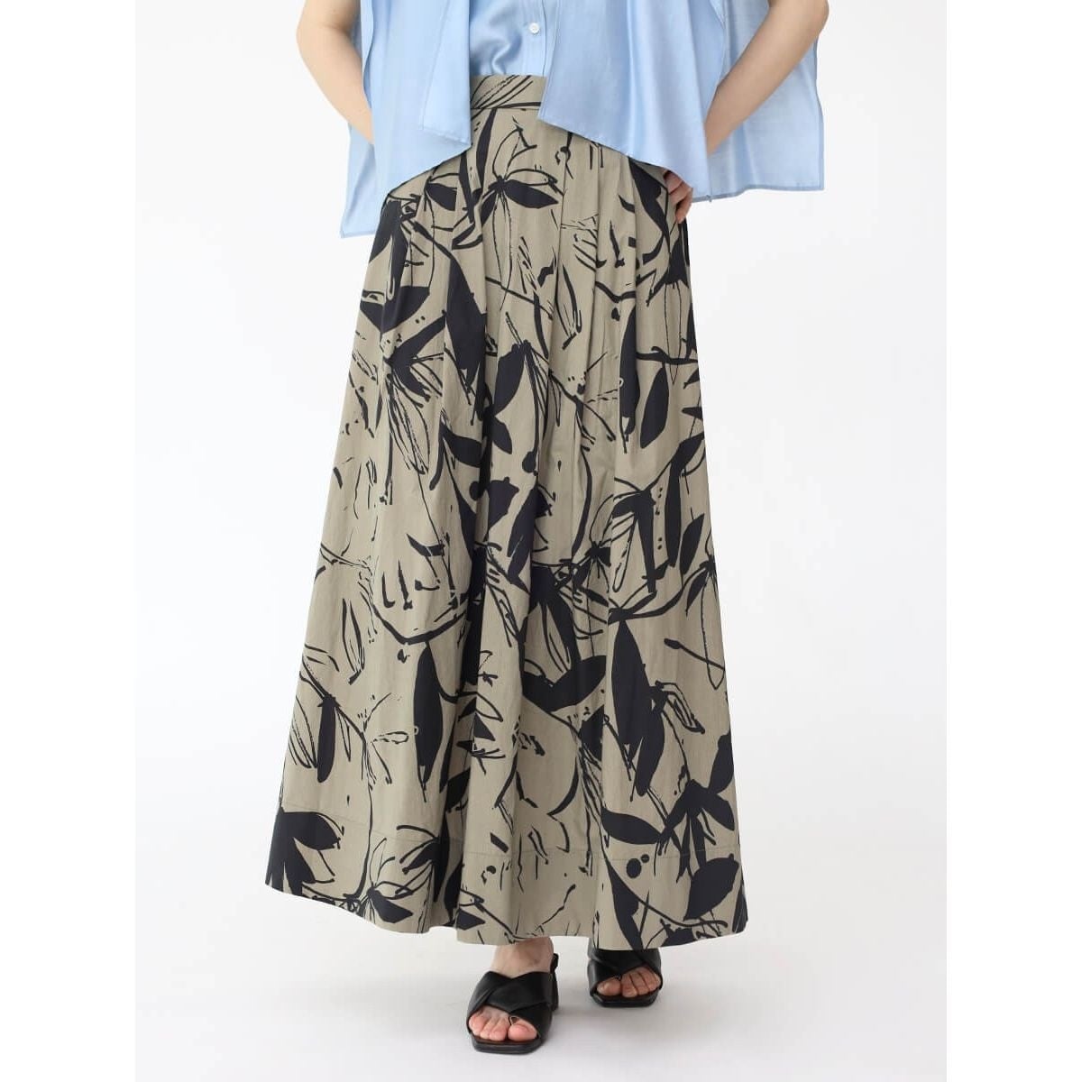 LASUD｜ラップフレアスカート | Rakuten Fashion(楽天