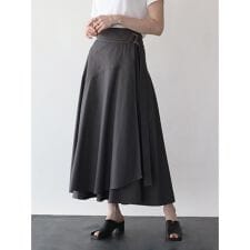 ラップフレアスカート