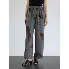 Agaオリジナルリーフプリントパンツ