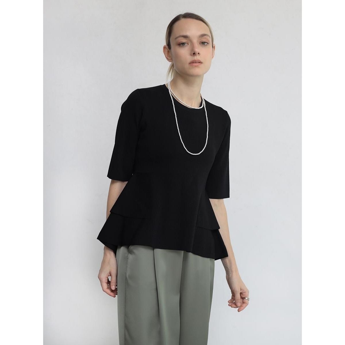 リボンモチーフ刺繍ラメPO | アーガ(Aga) | マルイウェブチャネル