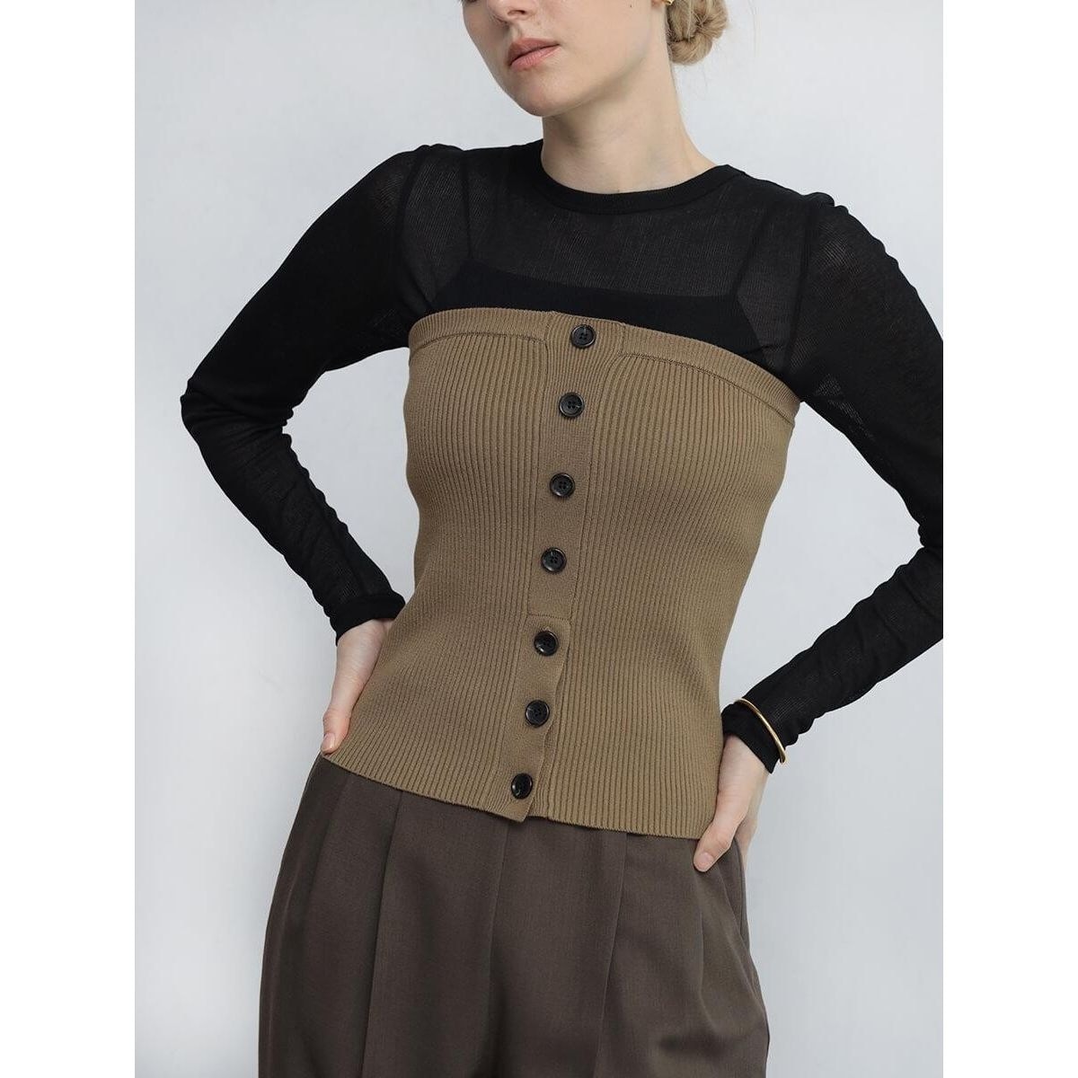 ブライトチェックビスチェ | カリテ(qualite) | マルイウェブチャネル