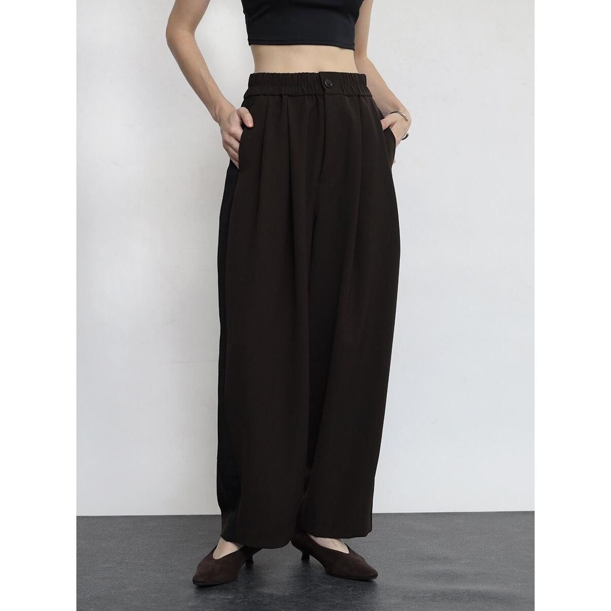 定価18000円 フロントタックパンツ ブラック スコットクラブ ヤマダヤ 定価18000円 フロントタックパンツ ブラック スコットクラブ