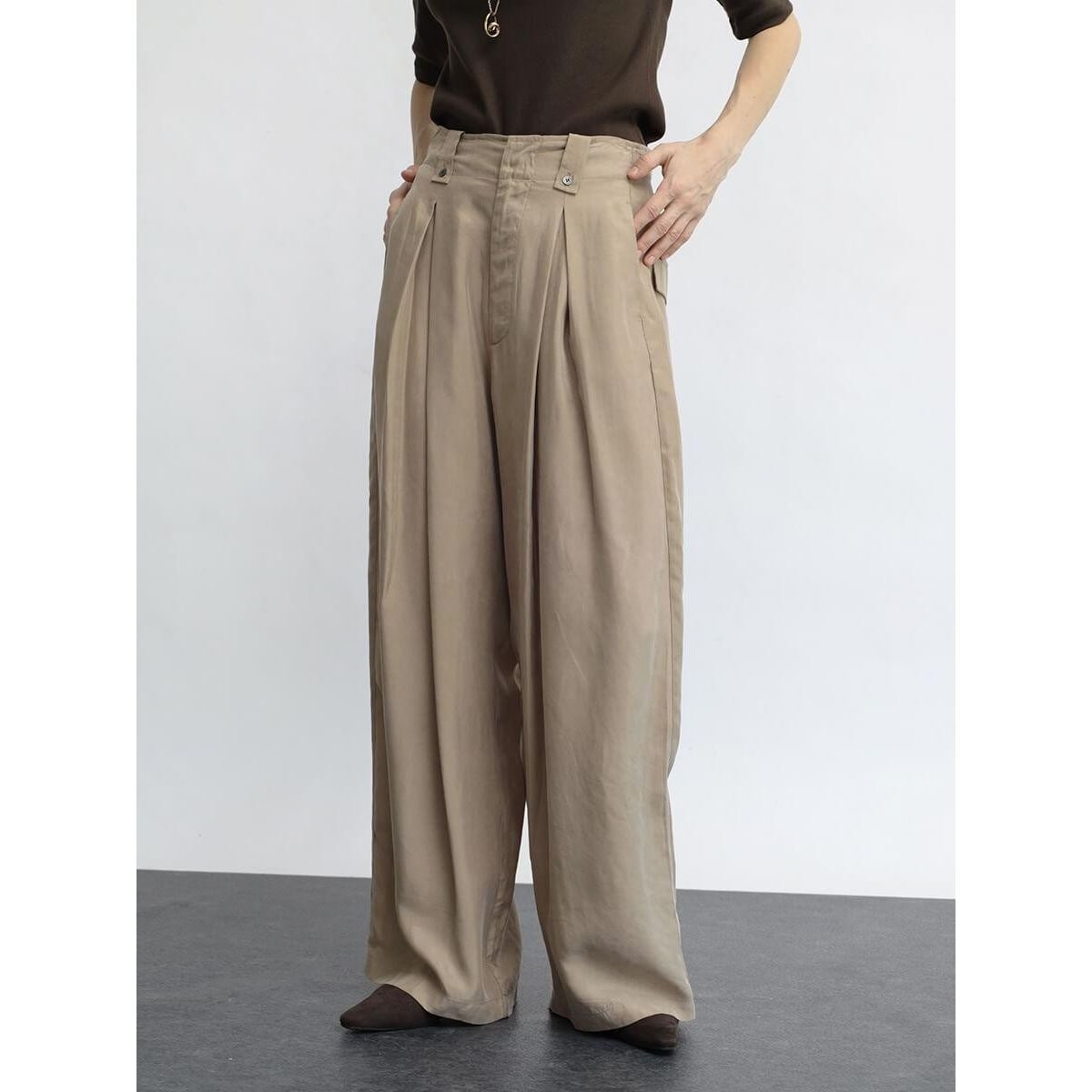 パンツ　ヤマダヤ　ワイドパンツ　 スコットクラブ　ラディエイト　Aga スール パンツ ヤマダヤ ワイドパンツ スコットクラブ ラディエイト Aga