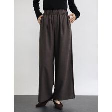 ドライメランジ千鳥ラインパンツ