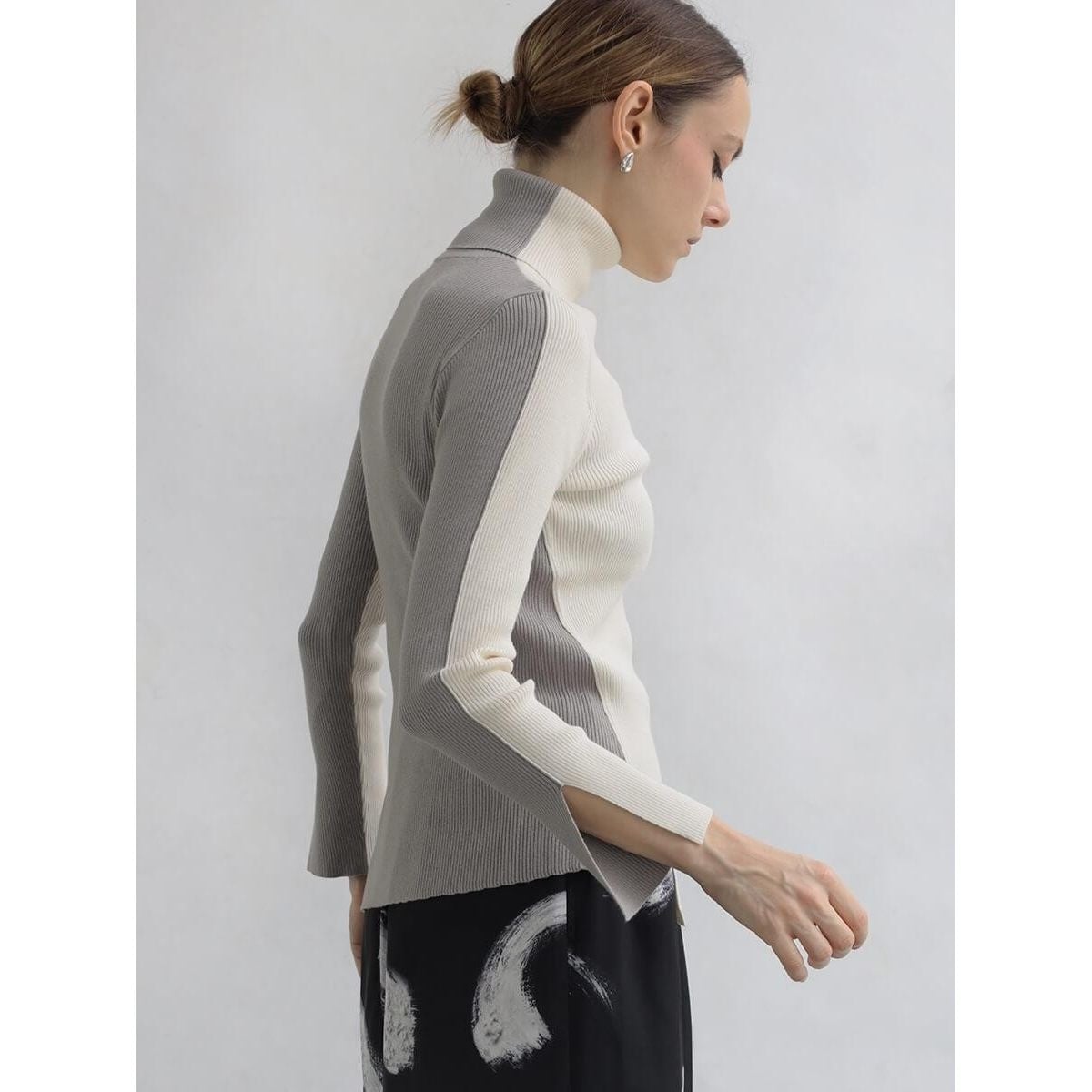 バックジップハーフスリーブニット | アーガ(Aga) | マルイウェブチャネル