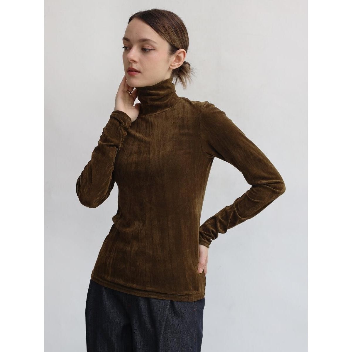 トリコットシフォンシアーメロウトップス | アーガ(Aga) | マルイ