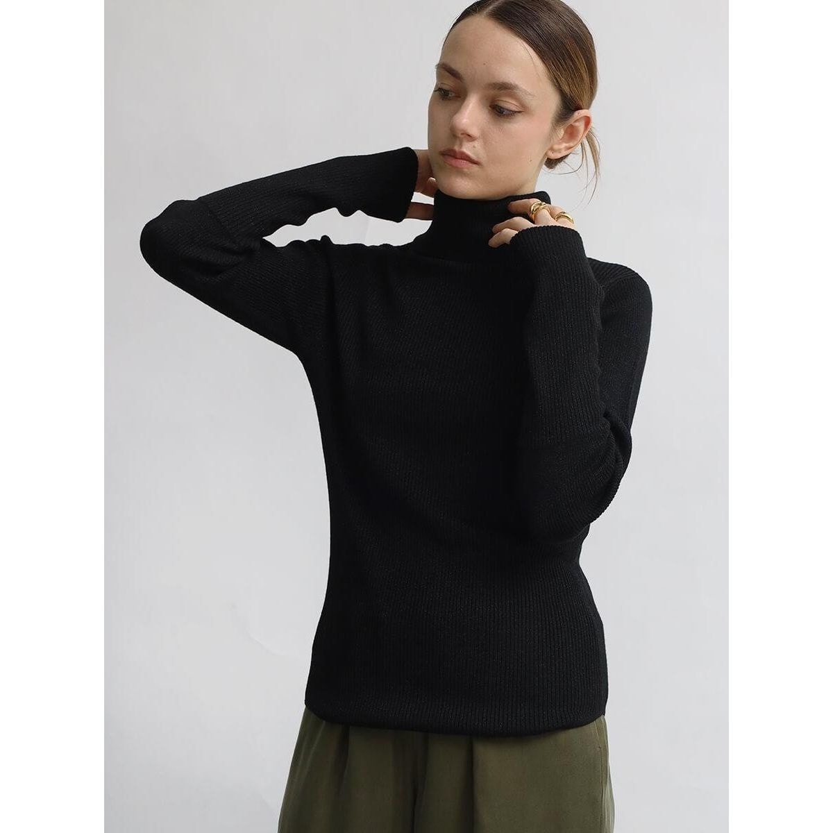 ウール混配色リブニットPO | アーガ(Aga) | マルイウェブチャネル