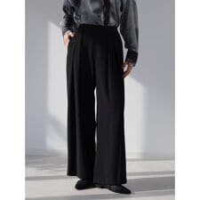 タックワイドイージーパンツ