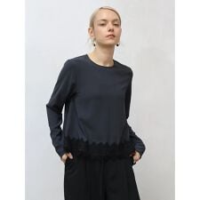 レースドッキングブラウス