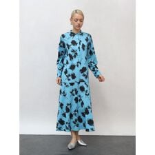 フラワーモチーフプリントワンピース